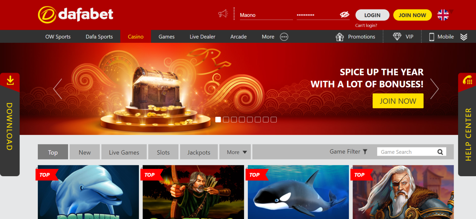 Dafabet Online Casino Malaysia